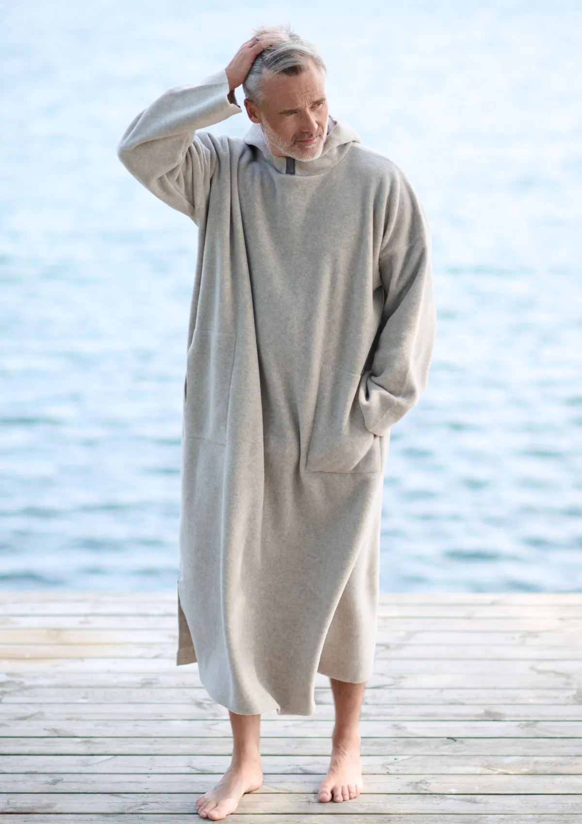 HSCPH BADEPONCHO HERREN BADEPONCHO HERREN - 4097 - SAND Clearance