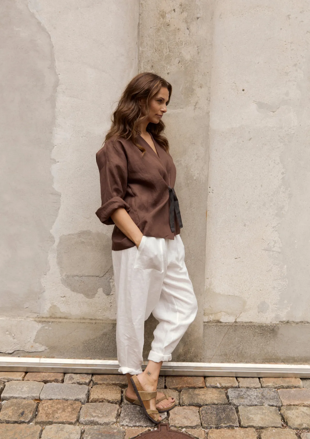 HSCPH BAGGY HOEN BAGGY HOSEN - 82002 - IVORY Sale