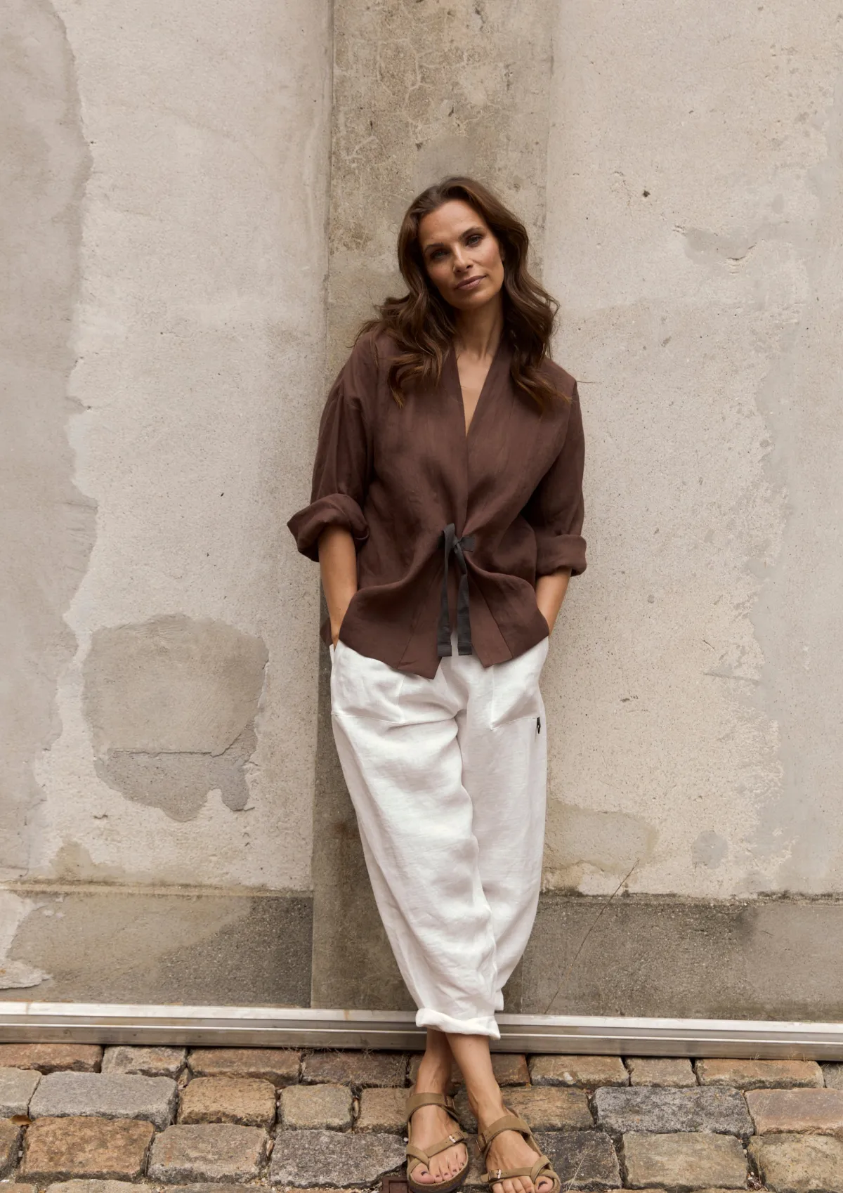 HSCPH BAGGY HOEN BAGGY HOSEN - 82002 - IVORY Sale