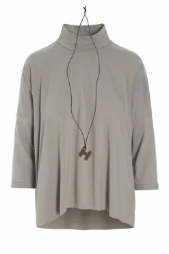 HSCPH BUE /HAKETTE BLUSE M/HALSKETTE - 96100 - ELEPHANT Hot