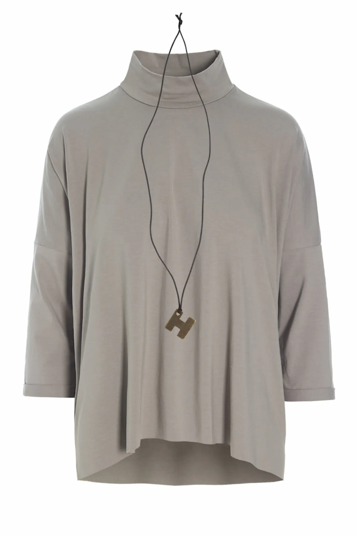 HSCPH BUE /HAKETTE BLUSE M/HALSKETTE - 96100 - ELEPHANT Hot