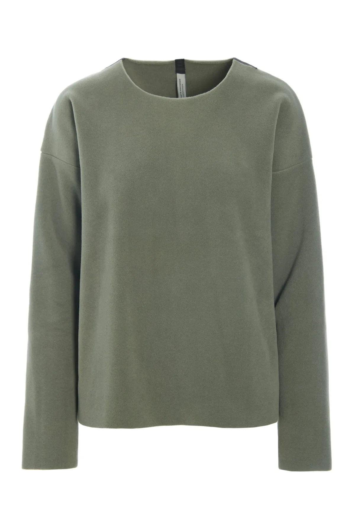 HSCPH BUE RUNDE AUCHNITT BLUSE RUNDEM AUSSCHNITT - 1359 - DUSTY GREEN New