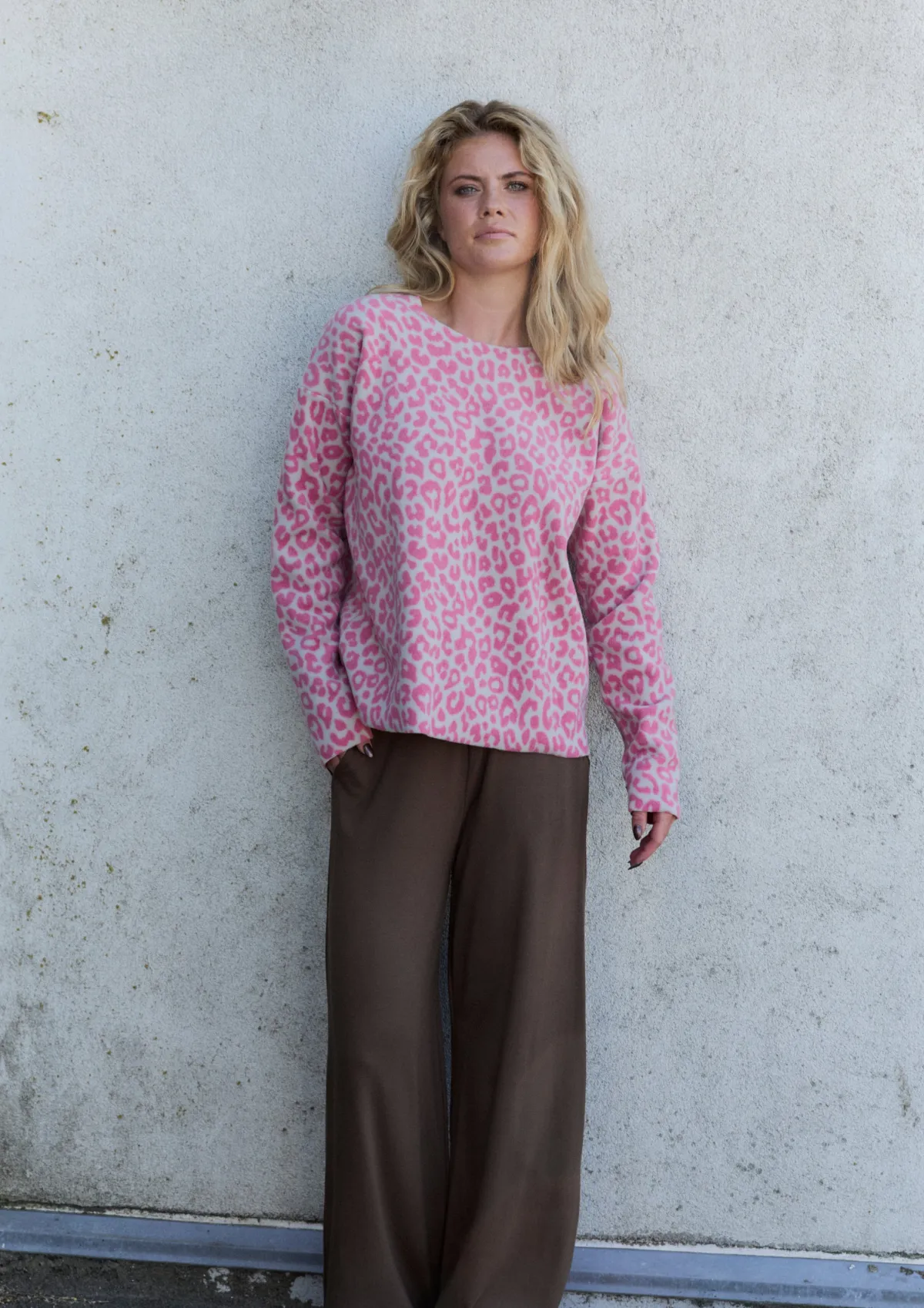 HSCPH BUE RUNDE AUCHNITT BLUSE RUNDEM AUSSCHNITT - 1359P - PINK LEO Online
