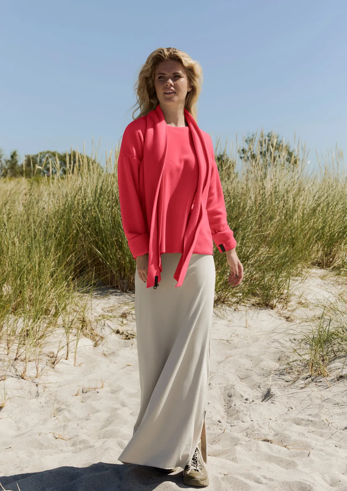 HSCPH BUE RUNDE AUCHNITT BLUSE RUNDEM AUSSCHNITT - 1359 - SUNSET PINK Online