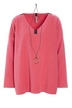 HSCPH BUE V-AUCHNITT BLUSE V-AUSSCHNITT - 1410 - SUNSET PINK Clearance