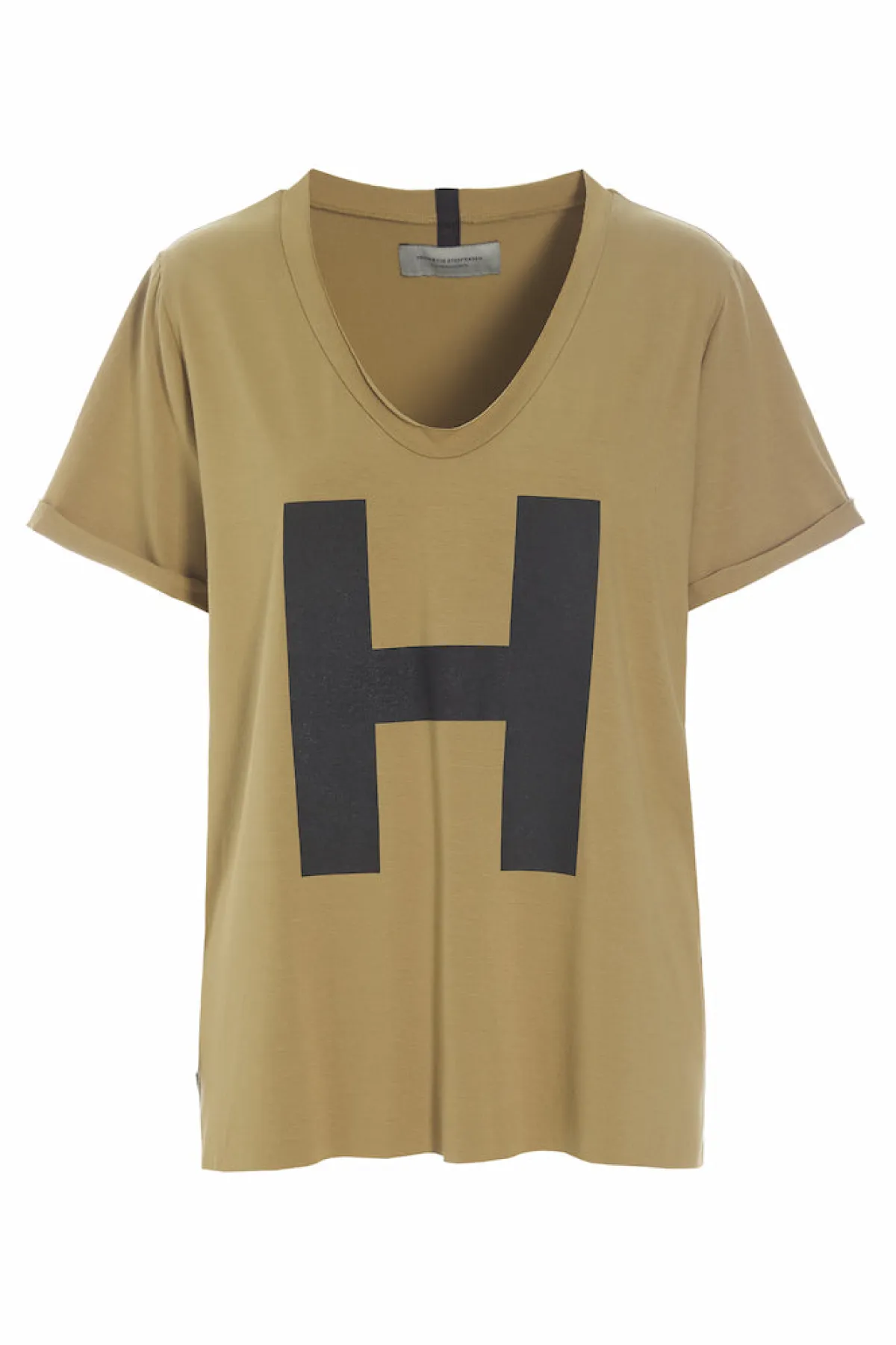 HSCPH BLUSE V-AUSSCHNITT DRUCK BLUSE V-AUSSCHNITT DRUCK - 96082H - OLIVE New