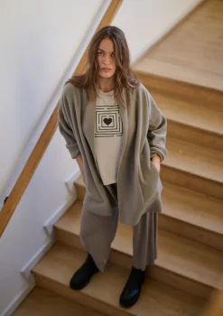 HSCPH CARDIGAN CARDIGAN - 7173 - ELEPHANT Sale