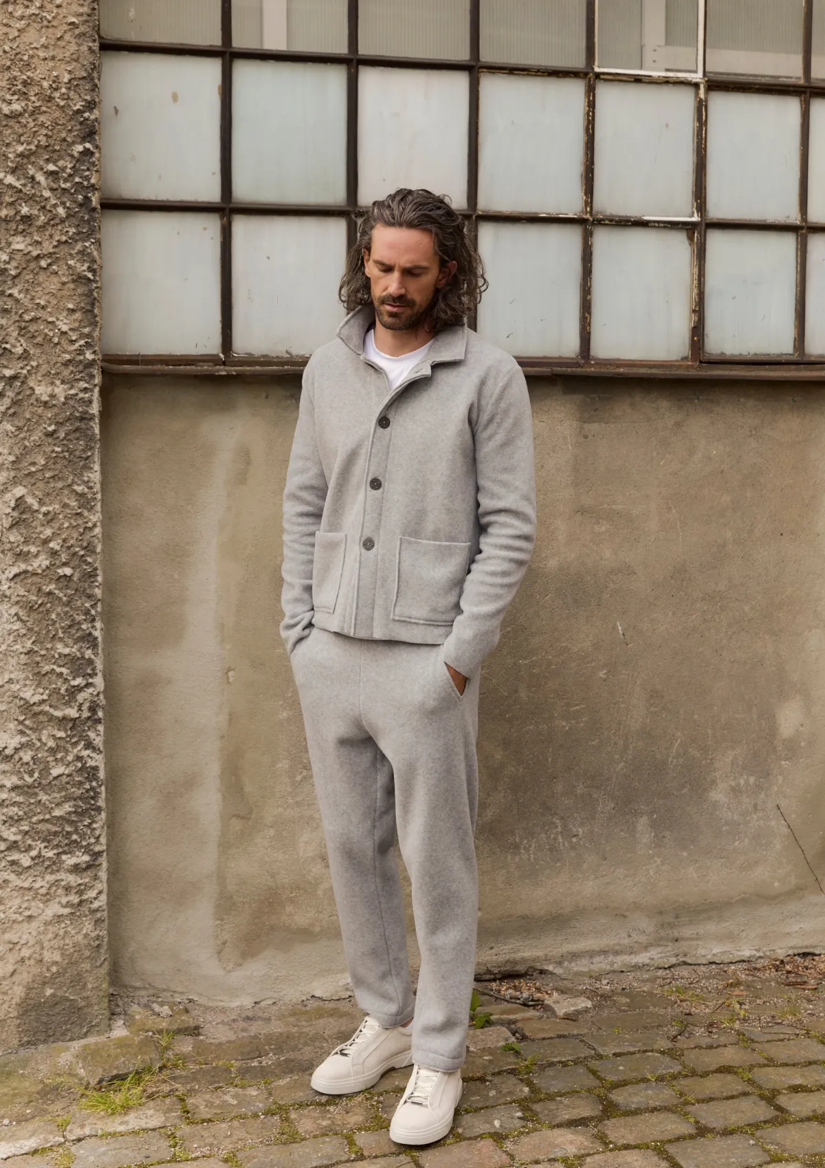 HSCPH CARDIGAN CARDIGAN - 1049C - LIGHT GREY Hot