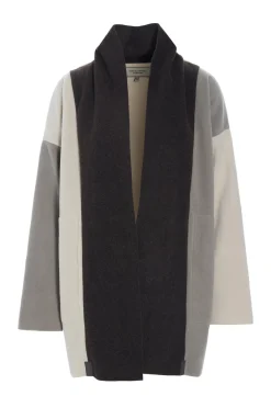 HSCPH CARDIGAN PATCH CARDIGAN PATCH - 7172 - CHOCOLATE/ELEPH/KIT New