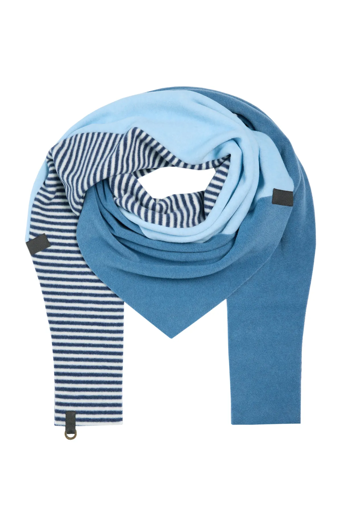HSCPH DREIECKIGER SCHAL NO WASTE DREIECKIGER SCHAL NO WASTE - 4078NW - DUSTY BLUE/BABY/BLUE STRIPE Sale