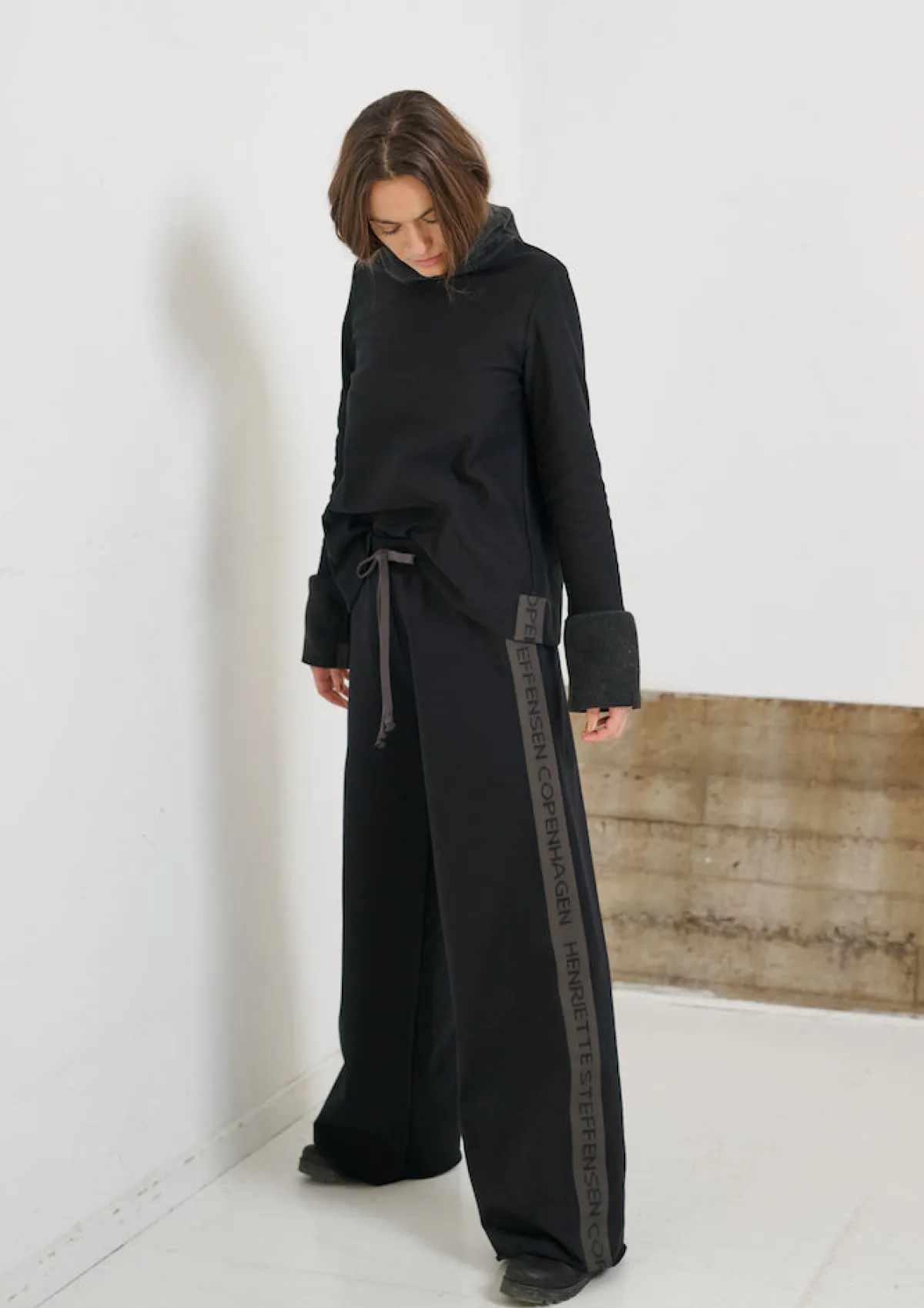 HSCPH FARE WEATHOE FLARE SWEATHOSE - 72009 - BLACK New