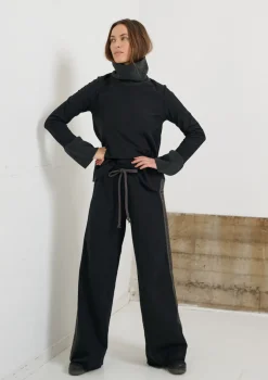 HSCPH FARE WEATHOE FLARE SWEATHOSE - 72009 - BLACK New