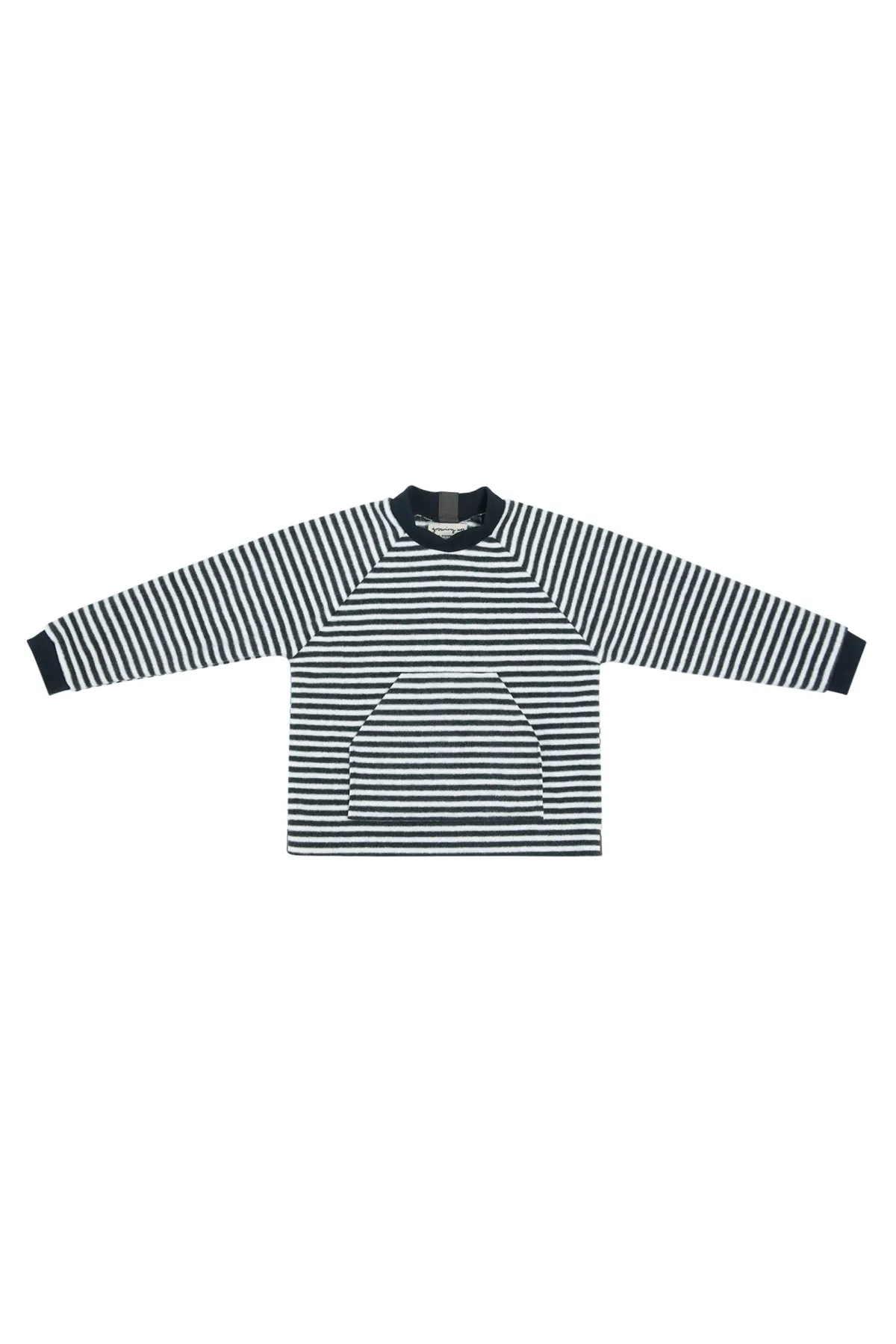 HSCPH FLEECE BLOUSE POCKET CHILD FLEECE BLOUSE POCKET CHILD - 109 - STRIPES B&W Clearance