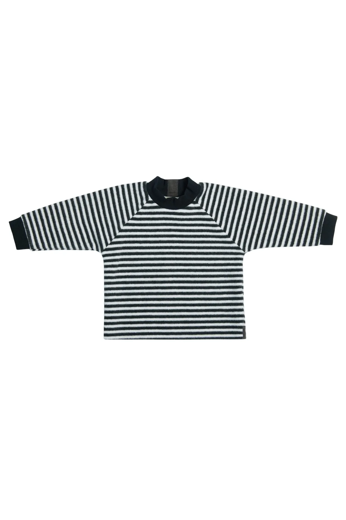 HSCPH FLEECE BLUSE RUNDEM HALS BABY FLEECE BLUSE RUNDEM HALS BABY - 107 - STRIPES B&W