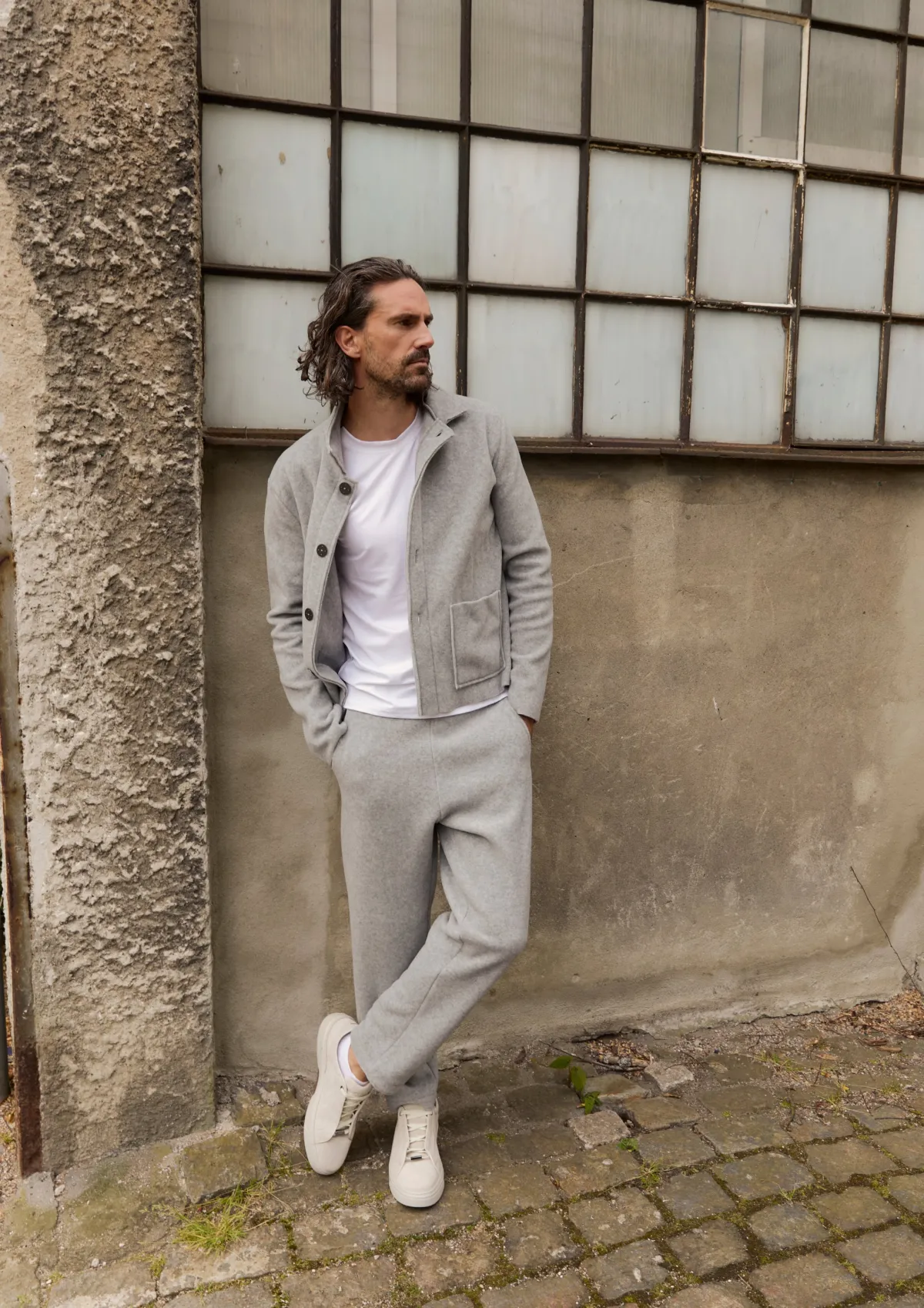 HSCPH FEECE HOEN FLEECE HOSEN - 1051C - LIGHT GREY