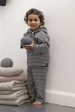 HSCPH FLEECE KAPUZENBLUSE TODDLER FLEECE KAPUZENBLUSE TODDLER - 108 - STRIPES B&W Online