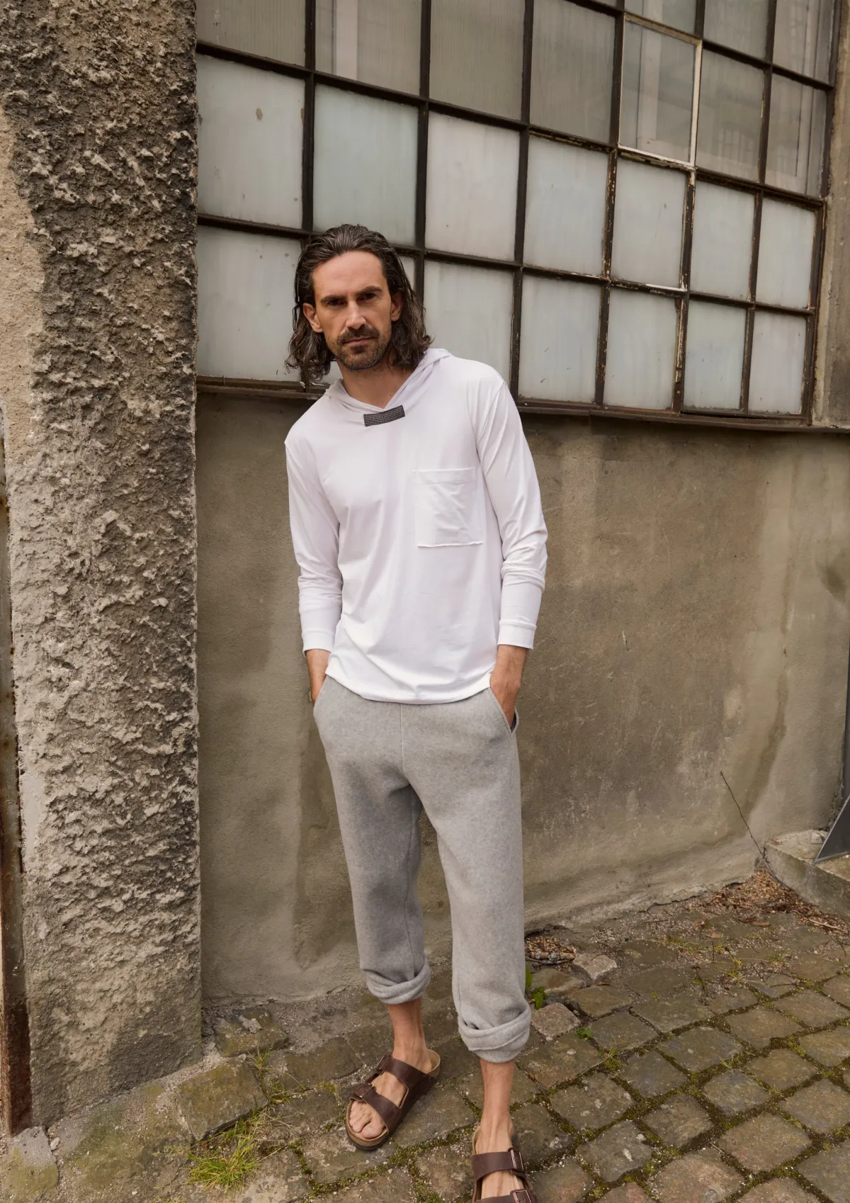 HSCPH KAPUZENPUOVER KAPUZENPULLOVER - 1054C - WHITE Discount