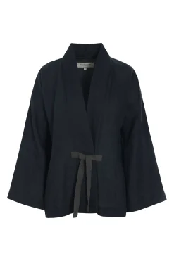 HSCPH KIONO JACKE KIMONO JACKE - 87000 - BLACK New