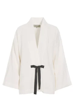 HSCPH KIONO JACKE KIMONO JACKE - 87000 - IVORY Clearance