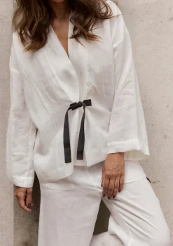HSCPH KIONO JACKE KIMONO JACKE - 87000 - IVORY Clearance