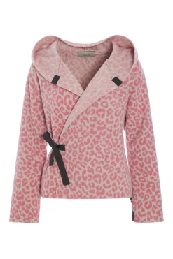 HSCPH KAICHE FEECE WICKE-CARDIGAN KLASSISCHE FLEECE WICKEL-CARDIGAN - 1009P - PINK LEO