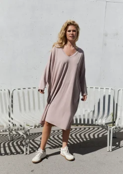 HSCPH KLEID OVERSIZE KLEID OVERSIZE - 98043 - NUDE Best