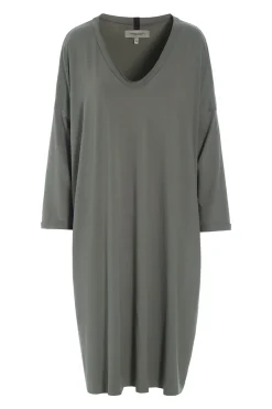 HSCPH KLEID OVERSIZE KLEID OVERSIZE - 98043 - DUSTY GREEN New