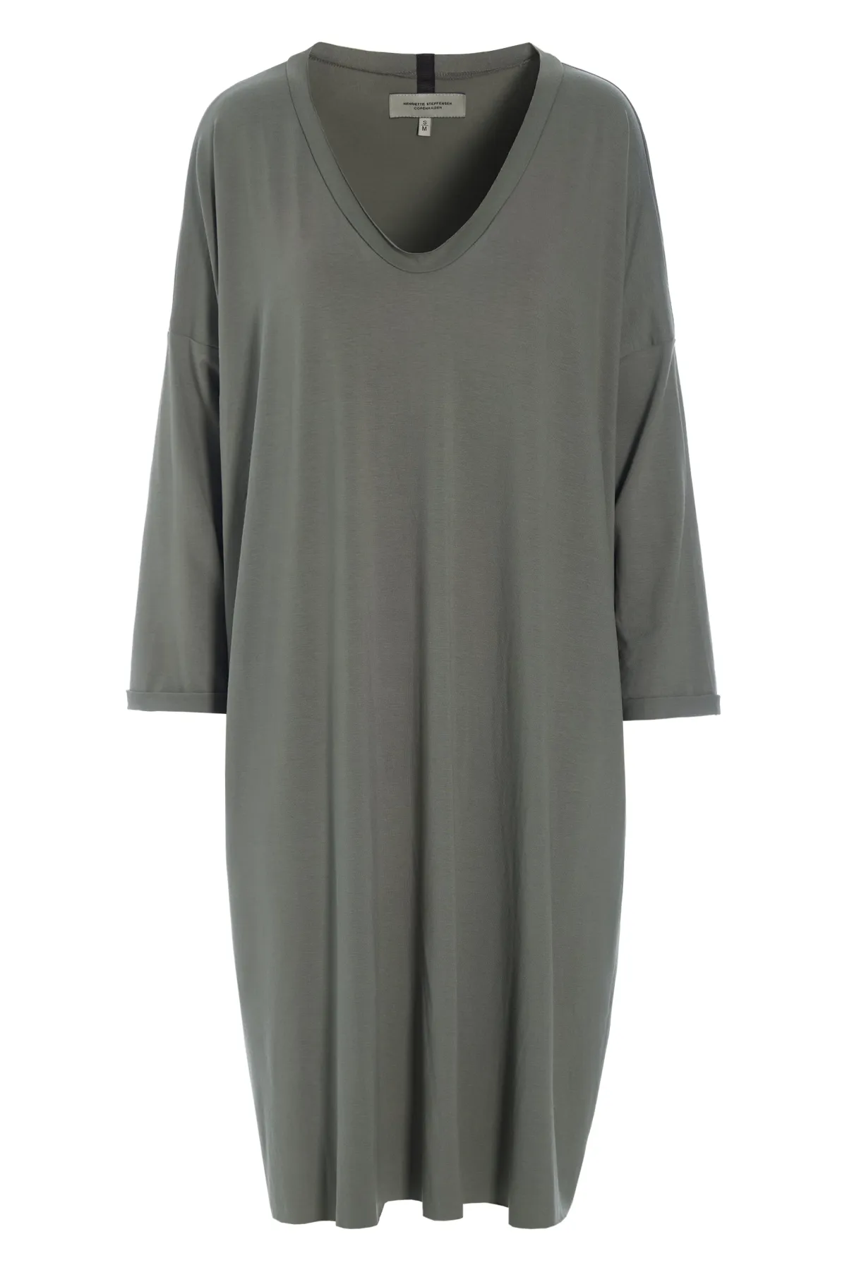 HSCPH KLEID OVERSIZE KLEID OVERSIZE - 98043 - DUSTY GREEN New