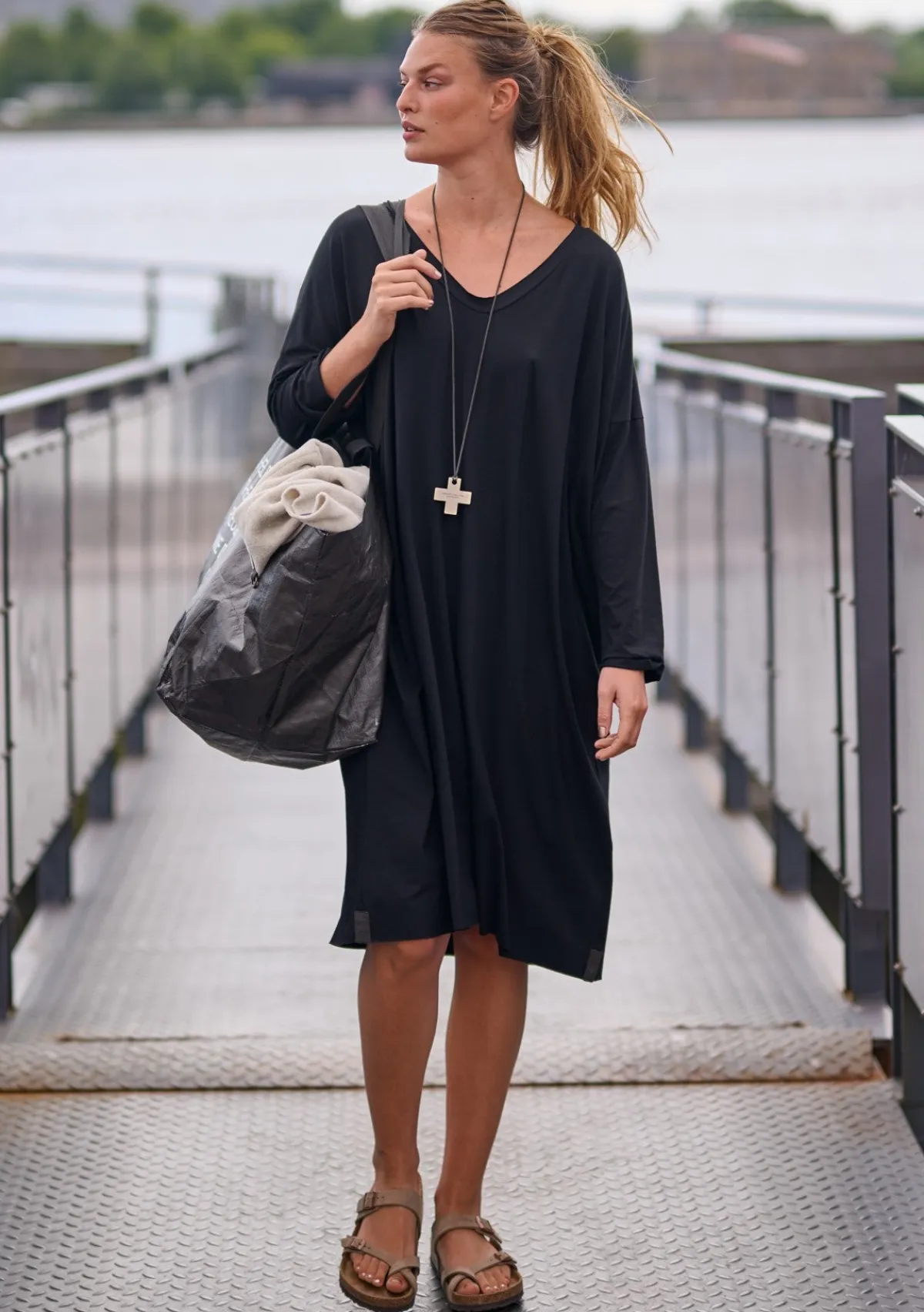 HSCPH KLEID OVERSIZE KLEID OVERSIZE - 98043 - BLACK Online