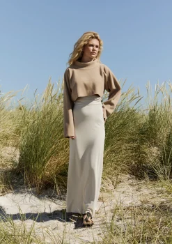 HSCPH KURZER PUOVER KURZER PULLOVER - 1372 - CAMEL Clearance