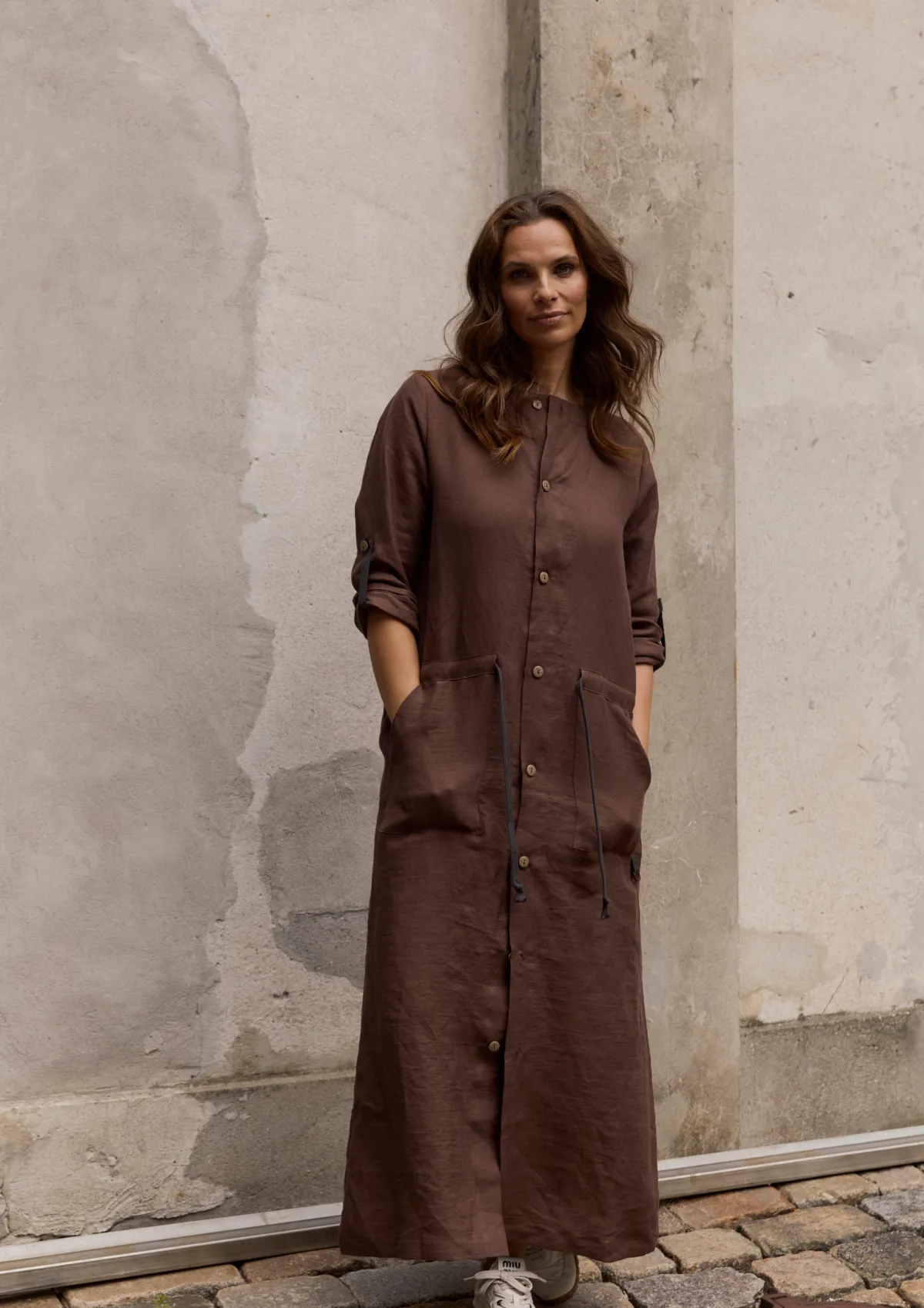 HSCPH ANGE JACKE LANGE JACKE - 87001 - CHOCOLATE Best