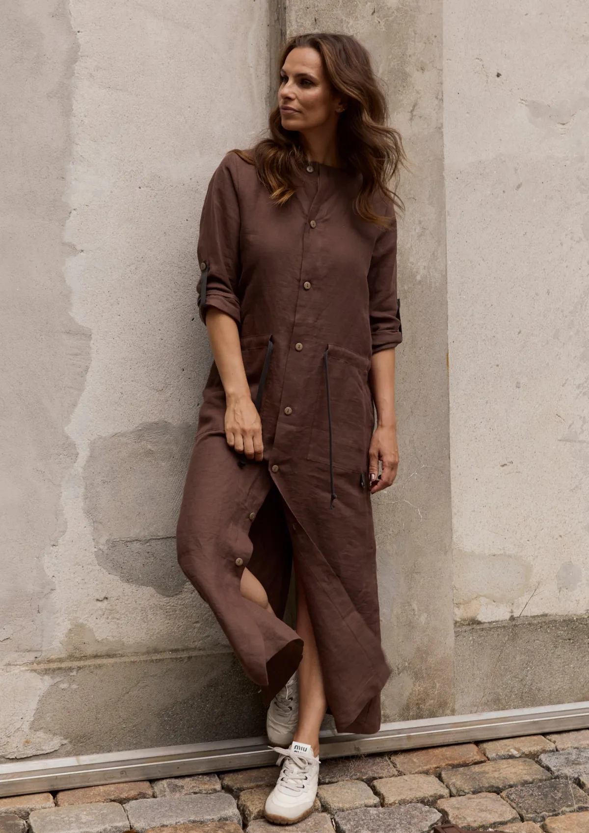 HSCPH ANGE JACKE LANGE JACKE - 87001 - CHOCOLATE Best