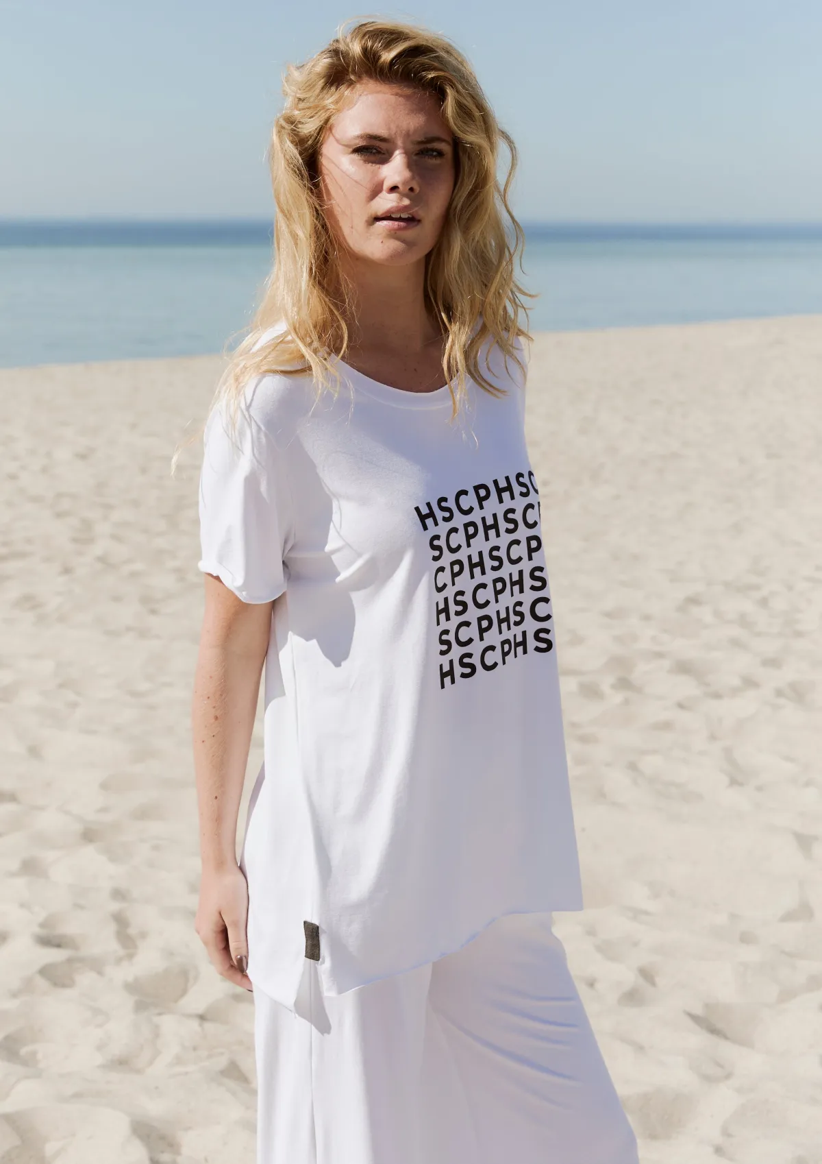 HSCPH LONG TEE LOGO LONG TEE LOGO - 96092LOGO - WHITE Online