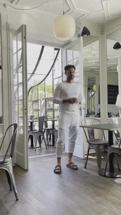 HSCPH OUNGEHOE LOUNGEHOSE - 1024C - WHITE Online