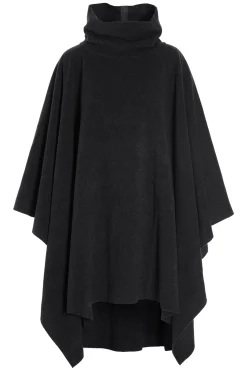 HSCPH LOUNGE PONCHO DAMEN LOUNGE PONCHO DAMEN - 4081 - SOFT BLACK Outlet