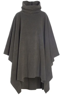 HSCPH LOUNGE PONCHO DAMEN LOUNGE PONCHO DAMEN - 4081 - BARK Best