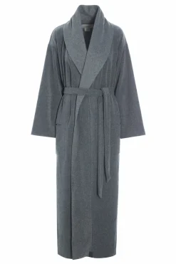HSCPH MORGENMANTEL DAMEN MAXI MORGENMANTEL DAMEN MAXI - 7128 MAXI - GREY Hot