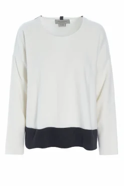 HSCPH ONESIZE BLUSE FRAUEN ONESIZE BLUSE FRAUEN - 1335 - OFF WHITE/SOFT BLACK Clearance