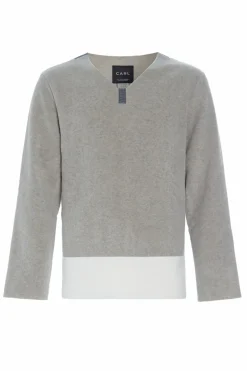 HSCPH ONE SIZE BLUSE MÂNNER ONE SIZE BLUSE MÂNNER - 1013C - SAND/OFF WHITE New