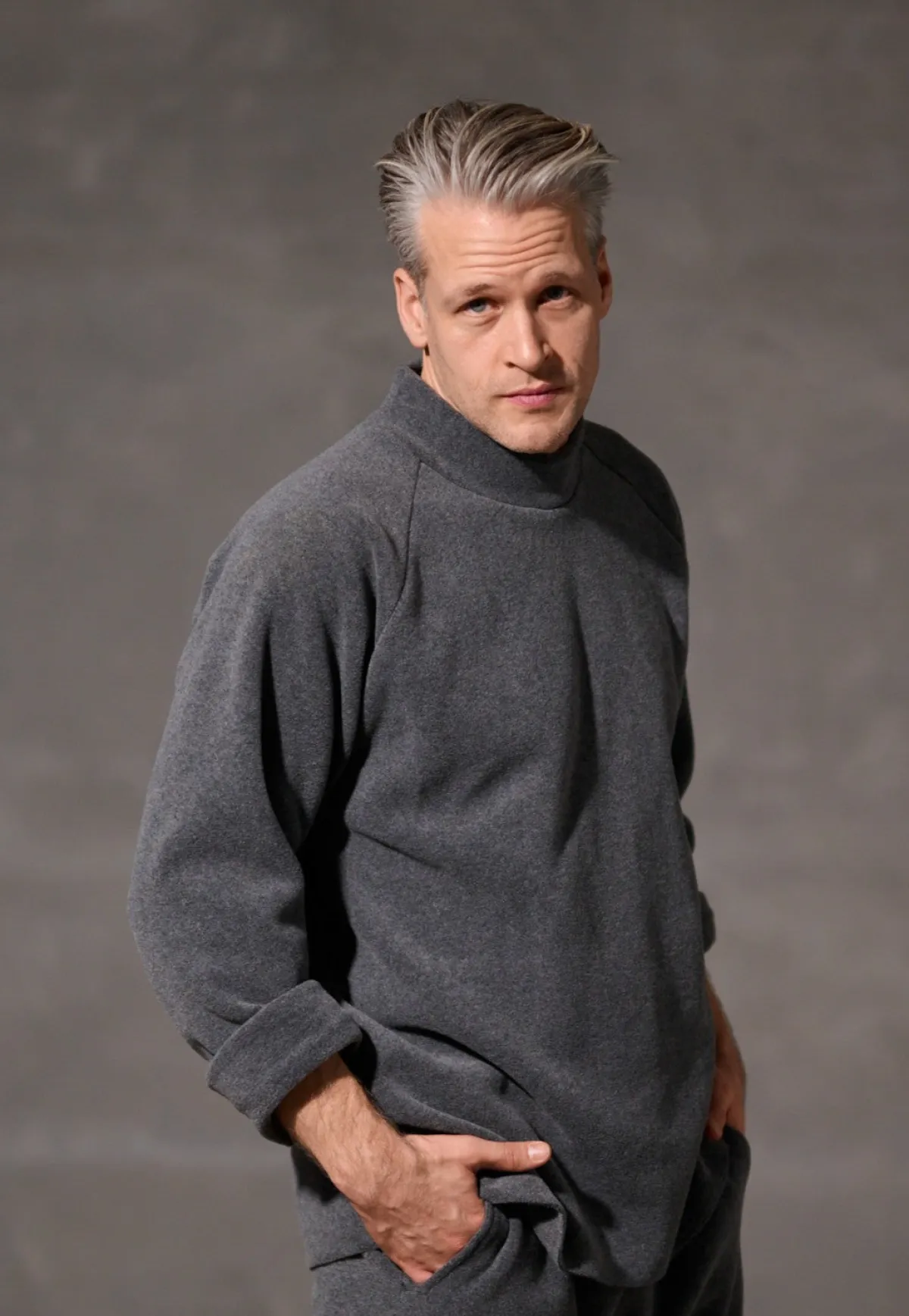 HSCPH ONE SIZE SWEATER MÂNNER ONE SIZE SWEATER MÂNNER - 1060C - GREY Outlet