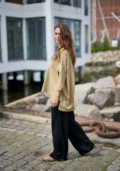 HSCPH OVERSIZED BLUSE V-AUSSCHNITT OVERSIZED BLUSE V-AUSSCHNITT - 96078 - OLIVE Online