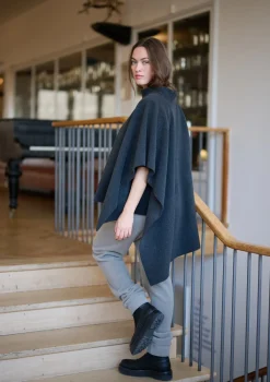 HSCPH PONCHO PONCHO - 4126 - SOFT BLACK
