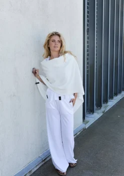 HSCPH PONCHO PONCHO - 4026 - OFF WHITE Sale