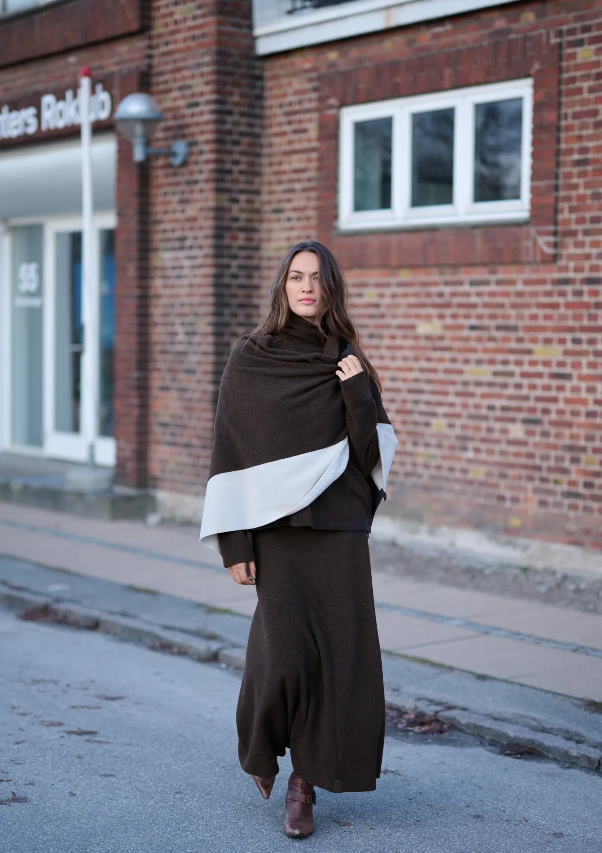 HSCPH PONCHO 2 FARBIGE PONCHO 2 FARBIGE - 4068 - CHOCOLATE/KIT Online