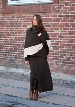 HSCPH PONCHO 2 FARBIGE PONCHO 2 FARBIGE - 4068 - CHOCOLATE/KIT Online