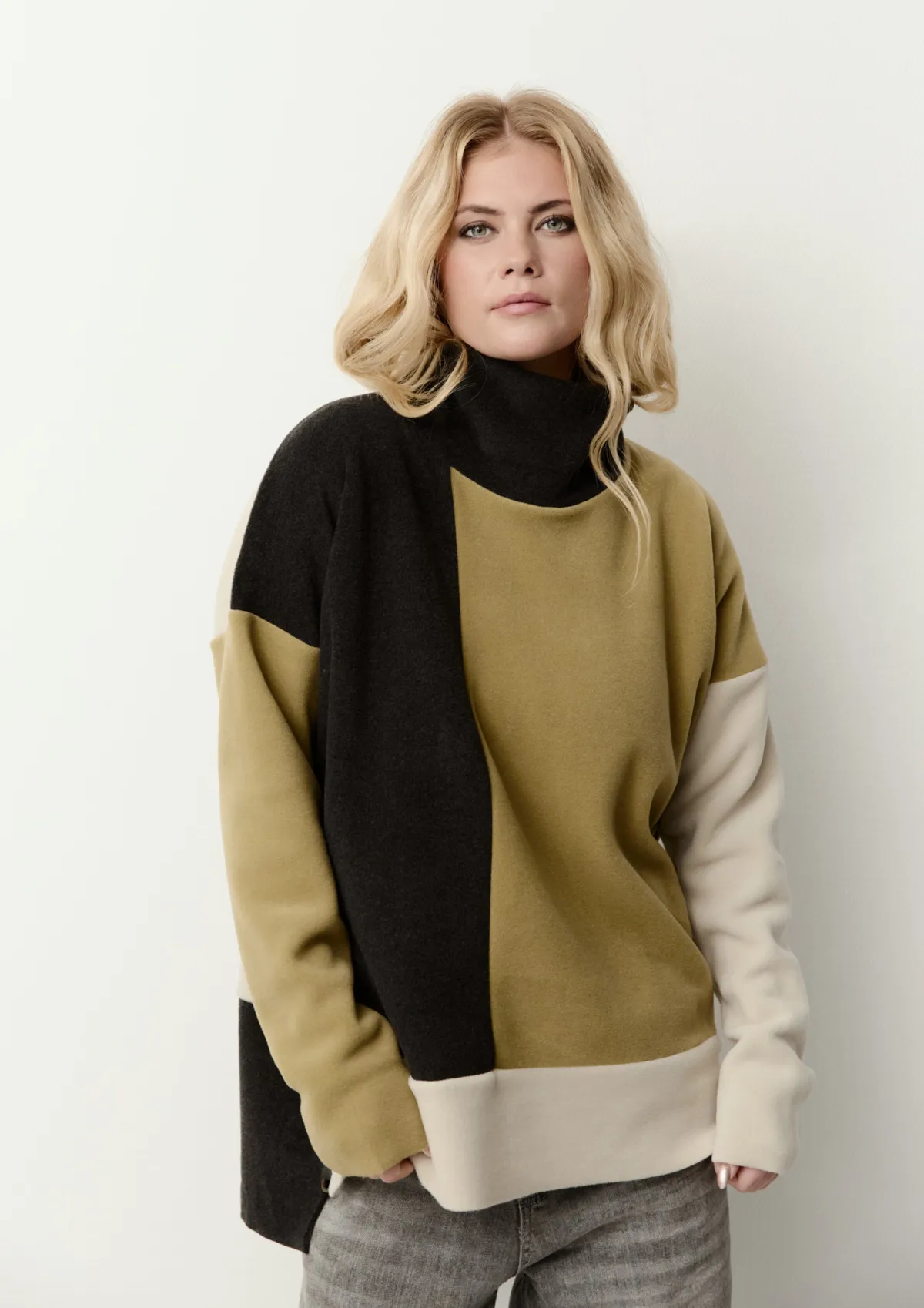 HSCPH PULLOVER PATCH PULLOVER PATCH - 1380 - OLIVE/SB/KIT Hot