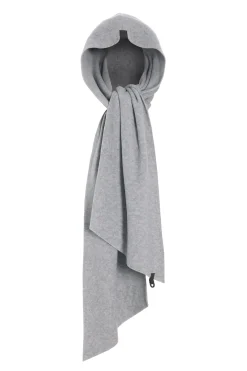HSCPH SCARF MIT MÜTZE SCARF MIT MÜTZE - 4127 - LIGHT GREY New