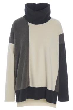 HSCPH SWEATER KEIN ABFALL SWEATER KEIN ABFALL - 1340 - BARK/KIT/SOFT BLACK Discount