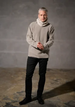 HSCPH WEATER OOE FIT SWEATER LOOSE FIT - 1010C - ELEPHANT Hot