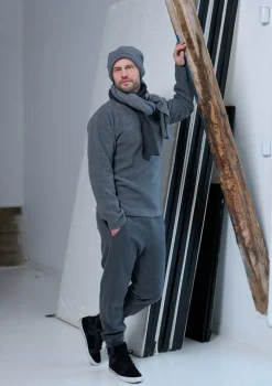 HSCPH WEATER OOE FIT SWEATER LOOSE FIT - 1010C - GREY Hot